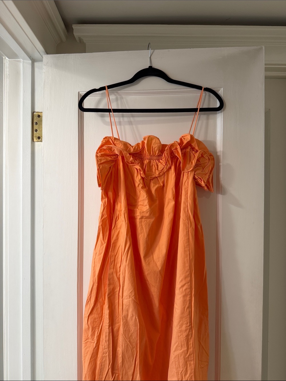 H&M Orange Spaghetti Strap Dress